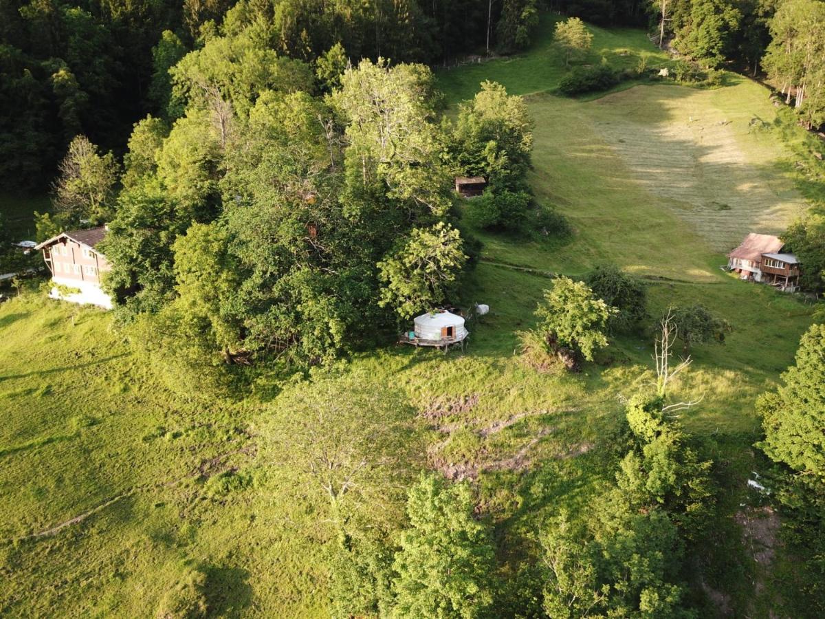 Panorama Jurte Ueber Dem Uri-See A Sisikon Buitenkant foto