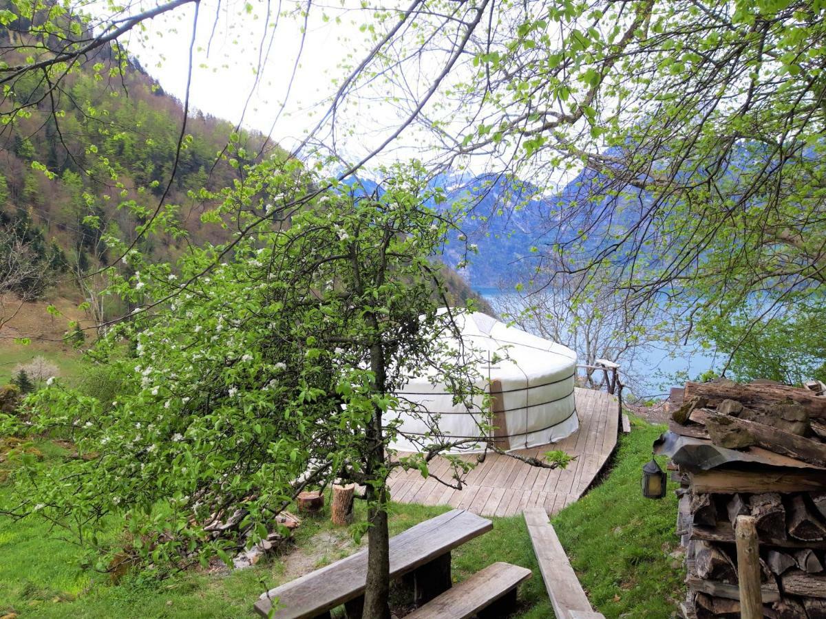 Panorama Jurte Ueber Dem Uri-See A Sisikon Buitenkant foto